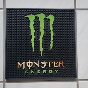 Unique rare Monster Energy Drink Bar spill mat